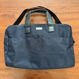 Jimmy Choo Parfums Weekender Overnight Travel Large Bag Navy 18x11x7.25 New